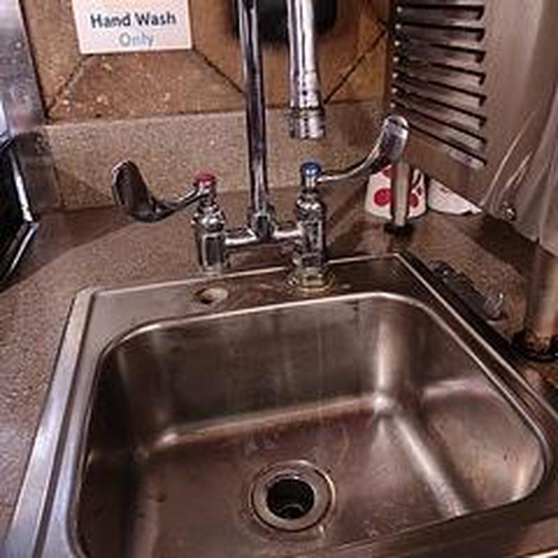 Mop sink faucet and counter faucet union replacement