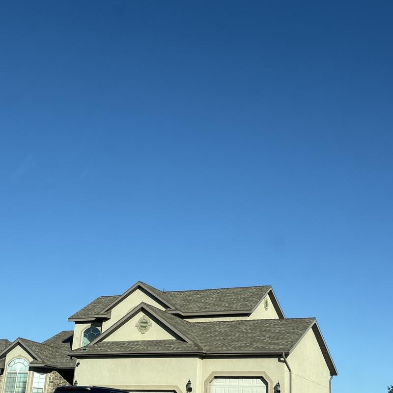 Asphalt shingle roof with new insulation in West Valley City Asphalt shingle roof with new insulation in West Valley City