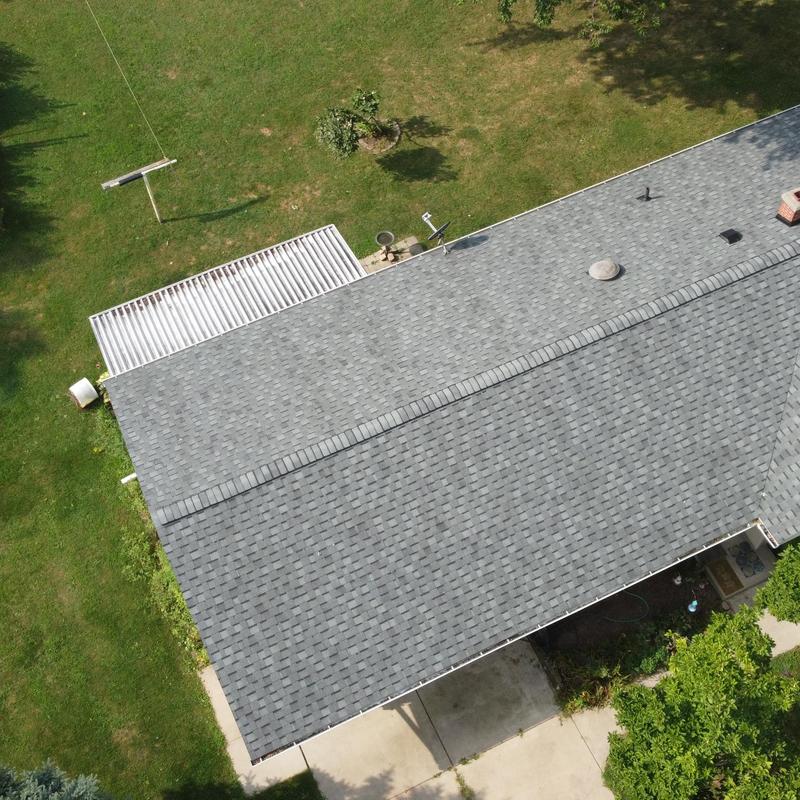CertainTeed Patriot XL asphalt shingle roof in ash gray CertainTeed Patriot XL asphalt shingle roof in ash gray