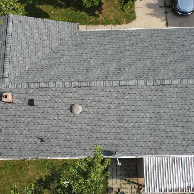 CertainTeed Patriot XL asphalt shingle roof in ash gray CertainTeed Patriot XL asphalt shingle roof in ash gray