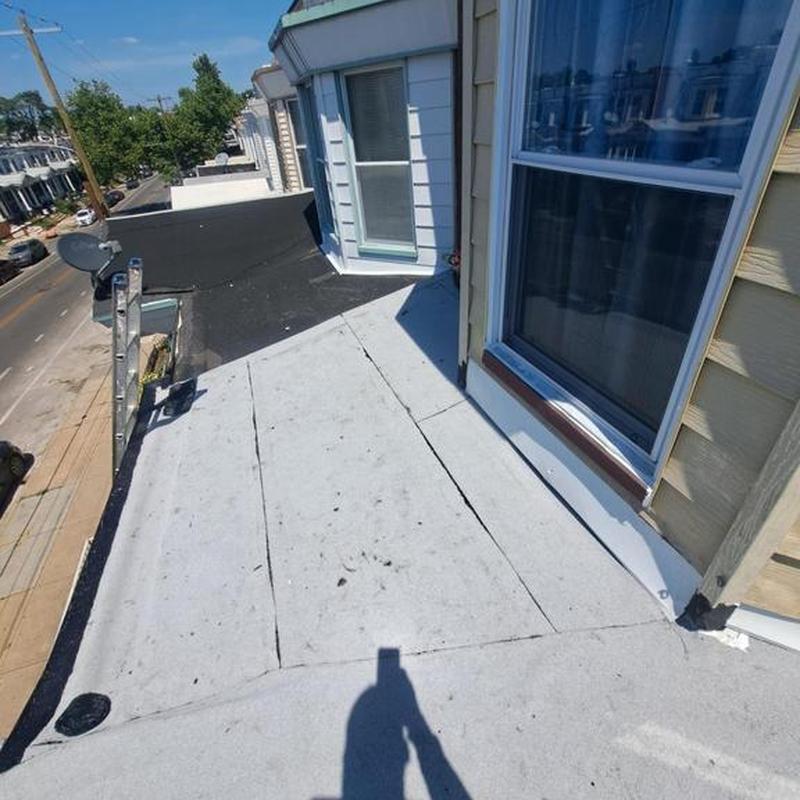 Firestone Modified Bitumen flat roof installation Firestone Modified Bitumen flat roof installation