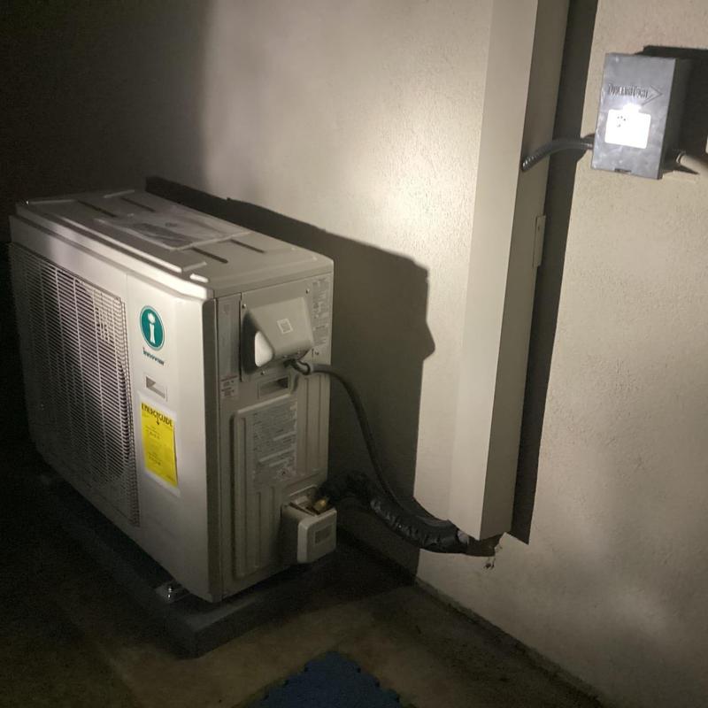 InnovaIR 36k BTU outdoor condenser unit installation