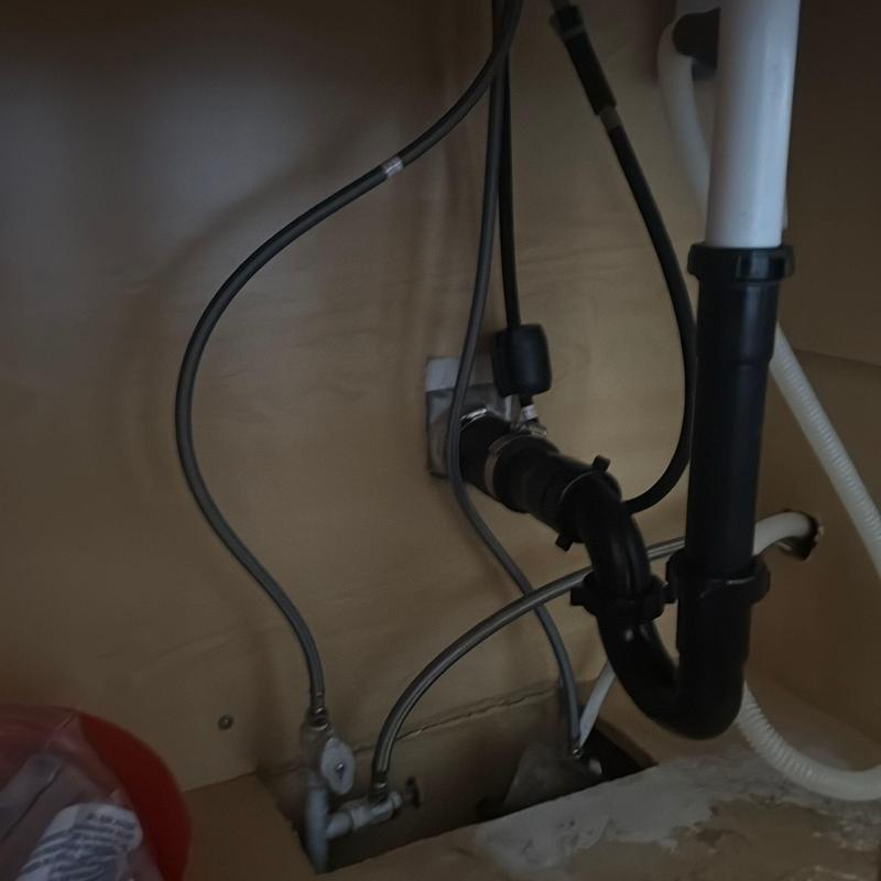 P-trap and drain pipes under bathroom sink replacement