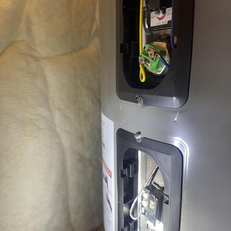 Electric water heater thermostat and element replacements