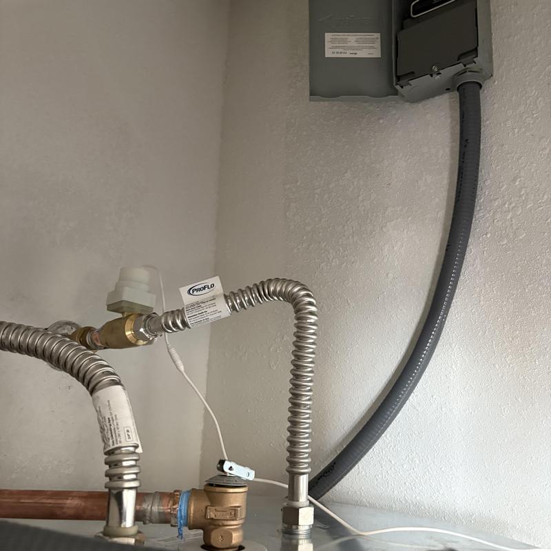 50 gallon low boy electric water heater connections