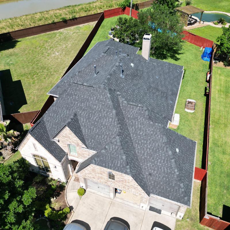 Tamko Titan XT Rustic Black shingle roof installation Tamko Titan XT Rustic Black shingle roof installation