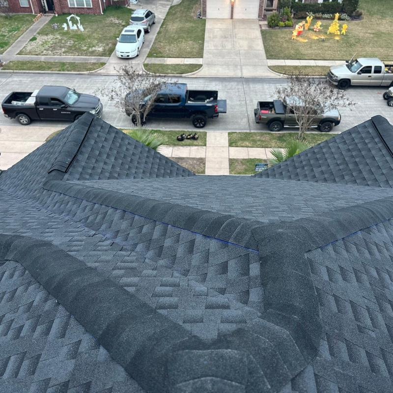 Tamko Titan XT Rustic Black shingle roof installation Tamko Titan XT Rustic Black shingle roof installation