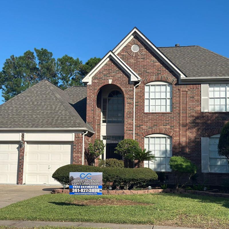 Tamko Titan XT Weathered Wood roof installation in Friendswood Tamko Titan XT Weathered Wood roof installation in Friendswood