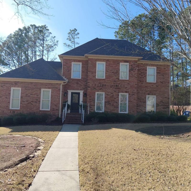 Owen's Corning Driftwood shingle roof with new vents Owen's Corning Driftwood shingle roof with new vents