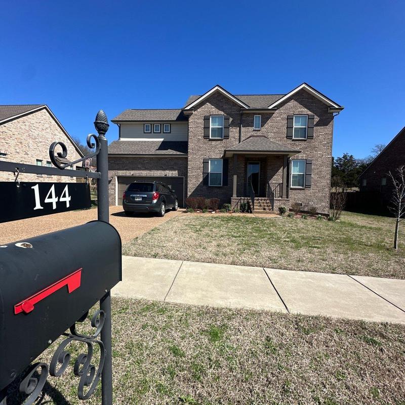 Mailbox and curbside in front of suburban home