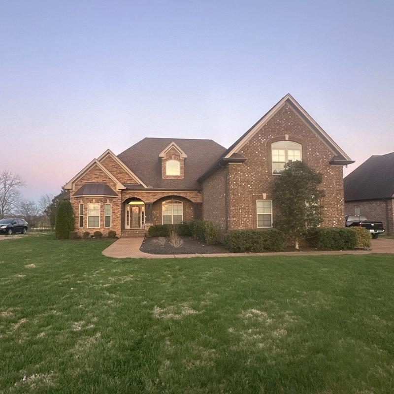 Roof hail damage on multiple roof planes inspection