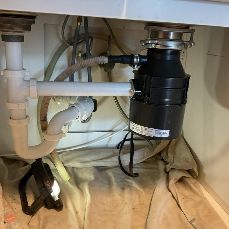 Badger 5 garbage disposal under kitchen sink installation