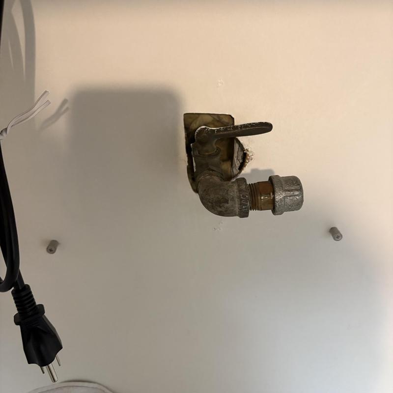 12 gas shut-off valve with galvanized nipple connection 12 gas shut-off valve with galvanized nipple connection