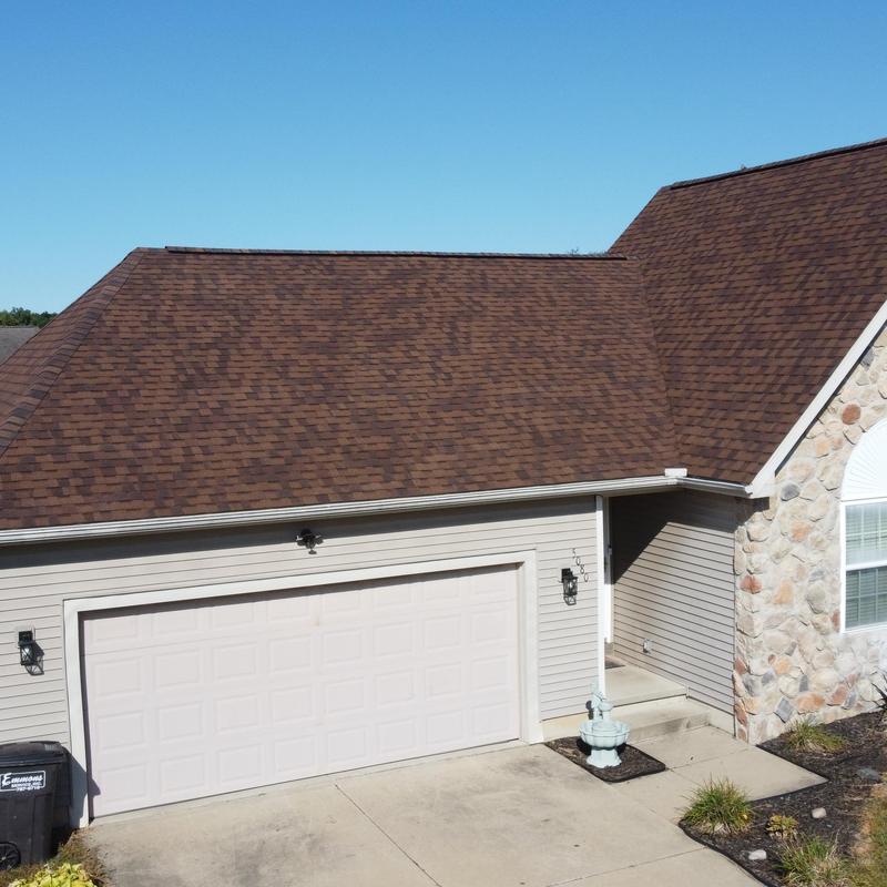 CertainTeed Landmark roofing system in Burnt Sienna color CertainTeed Landmark roofing system in Burnt Sienna color