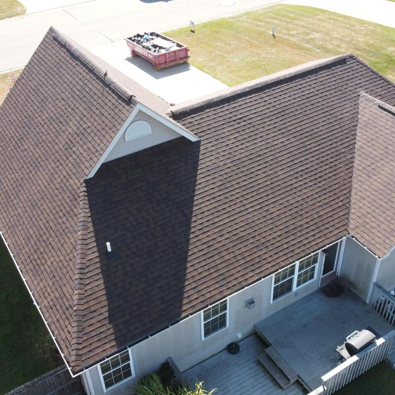 CertainTeed Landmark roofing with Burnt Sienna shingles CertainTeed Landmark roofing with Burnt Sienna shingles