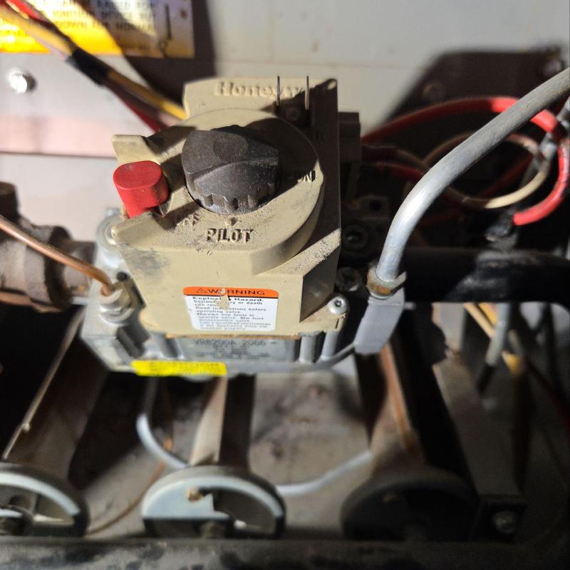 Gas valve control on Heil gas furnace pilot system Gas valve control on Heil gas furnace pilot system