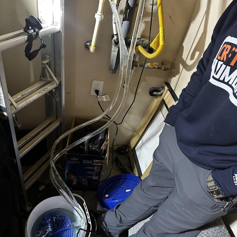 Tankless water heater valve replacement and flush