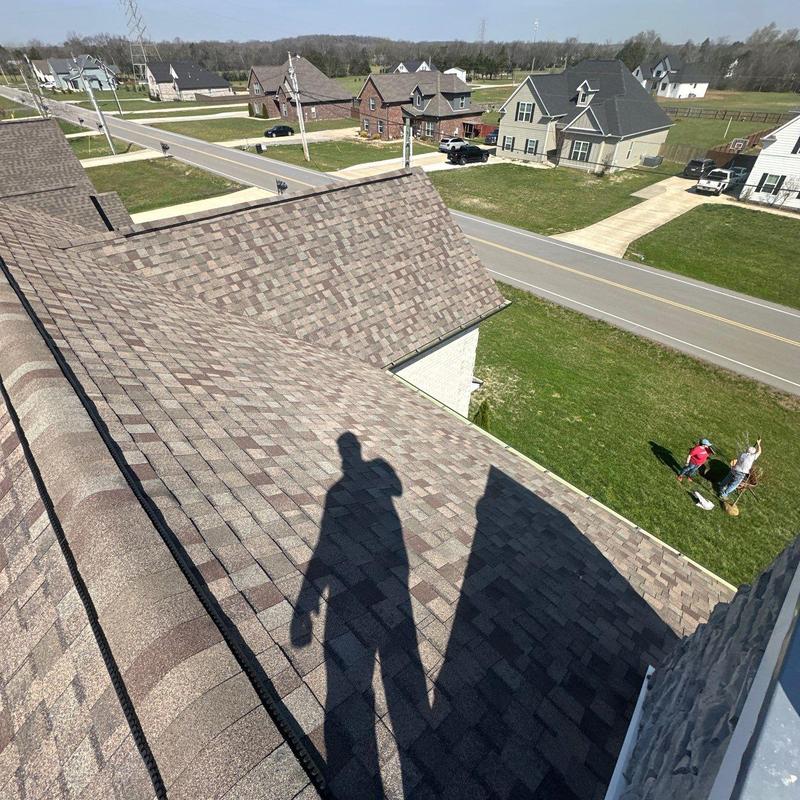Asphalt shingle roof inspection for hail damage