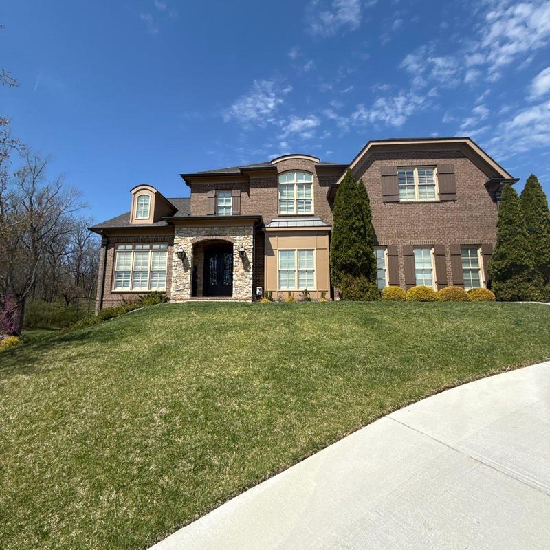 Shingle roof hail damage inspection on residential home
