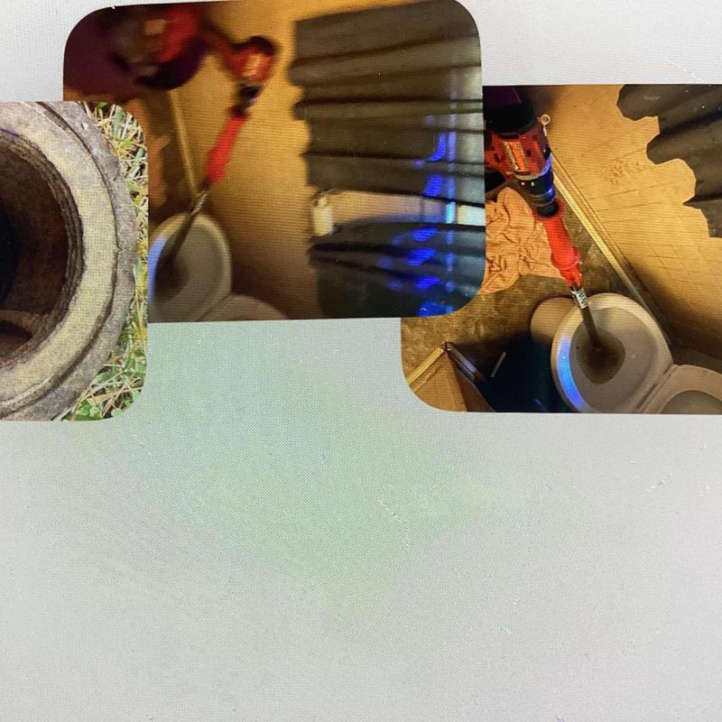 Toilet unclogging with plumbing auger in Chattanooga, TN