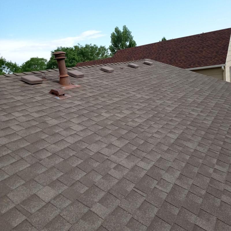 Shingle roof with vent pipe, no hail damage in Henderson Shingle roof with vent pipe, no hail damage in Henderson