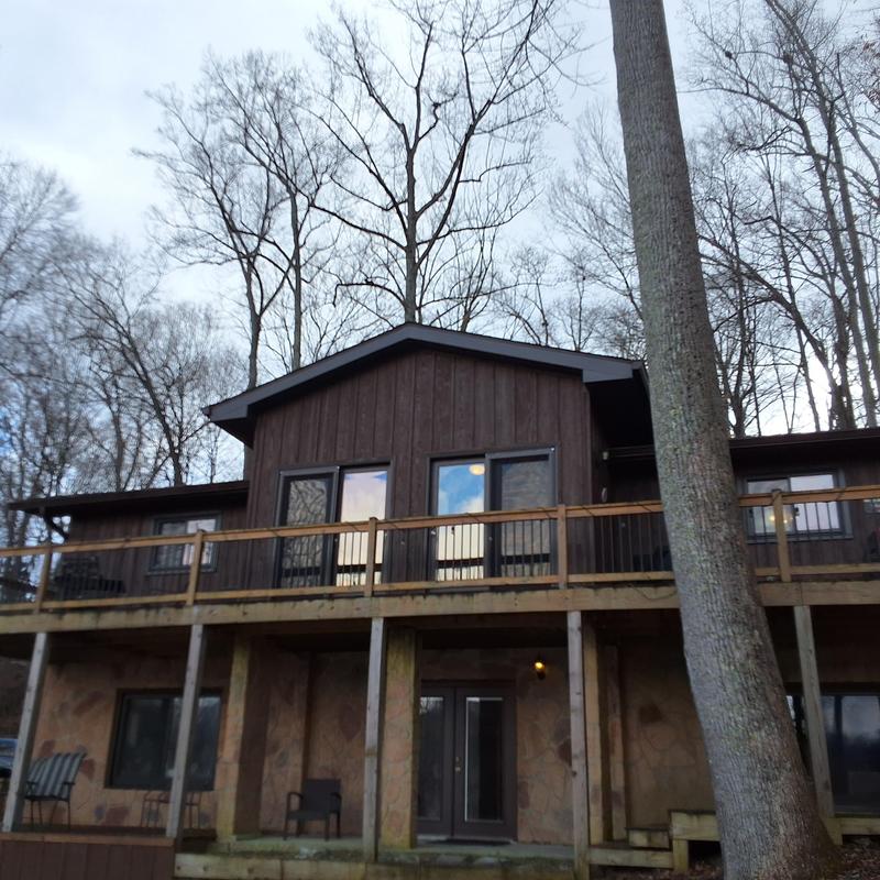 Wood shingle roof inspection on aged home