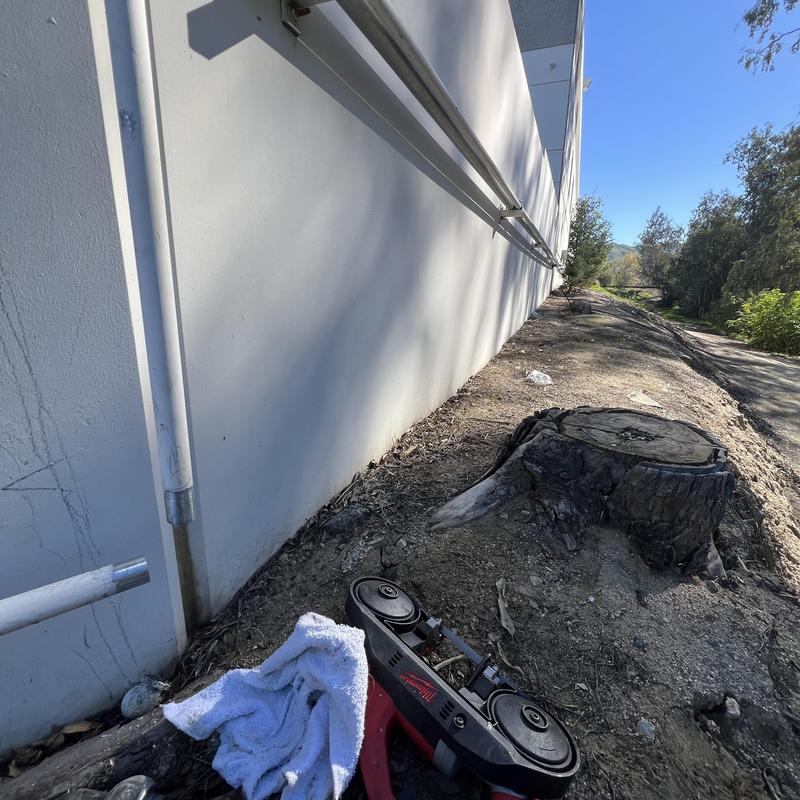 Gas line with Mega Press fittings and galvanized piping