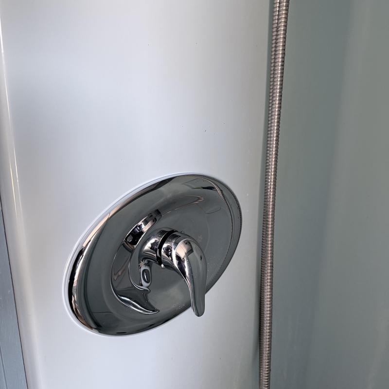 Moen shower valve replacement with metal hose nearby