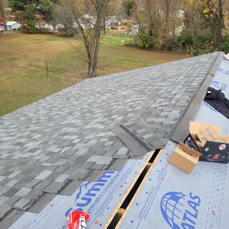 Coastal Granite asphalt roof shingles installation process