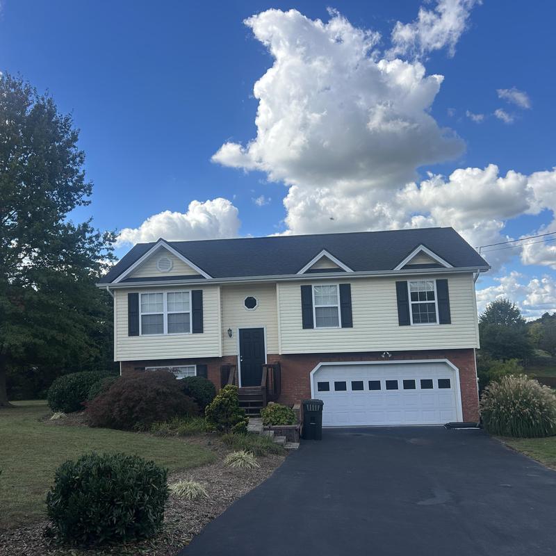 Black Shadow asphalt shingle roof on residential home