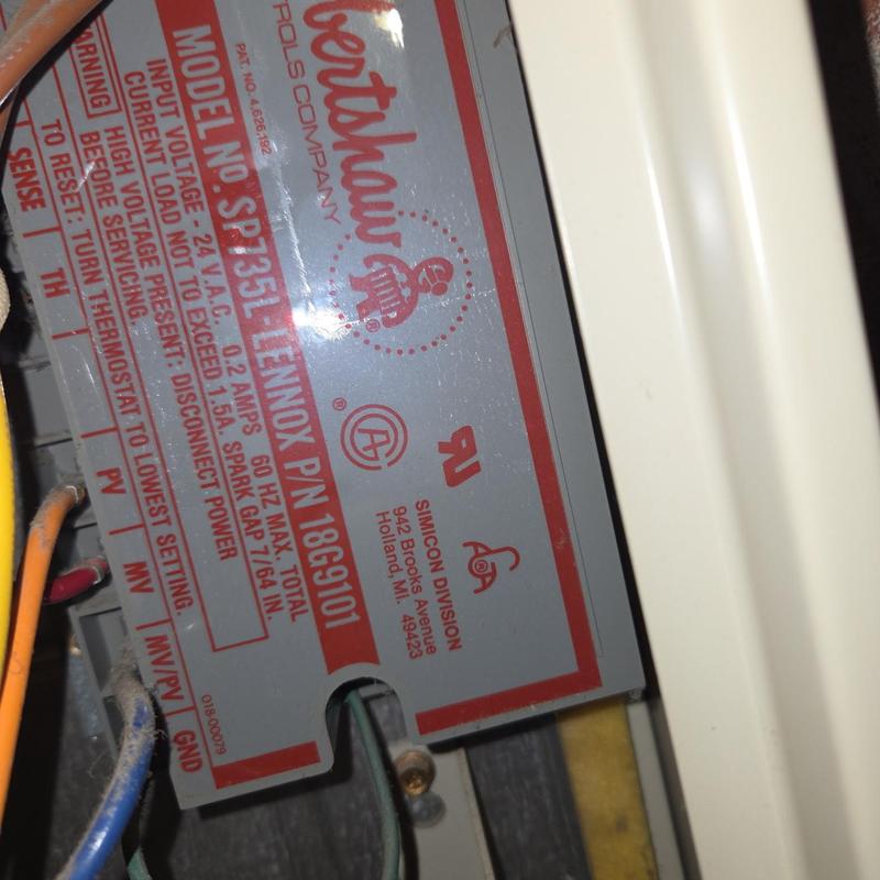 Control board on Lennox gas furnace unit in Marion IA Control board on Lennox gas furnace unit in Marion IA