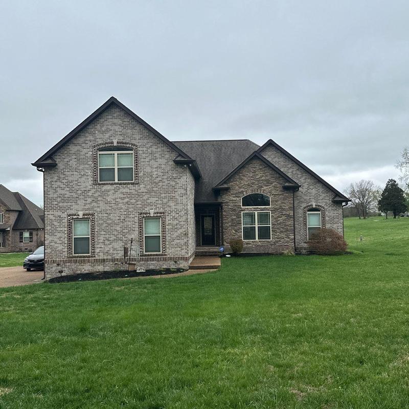 Roof hail damage inspection on multi-plane roof