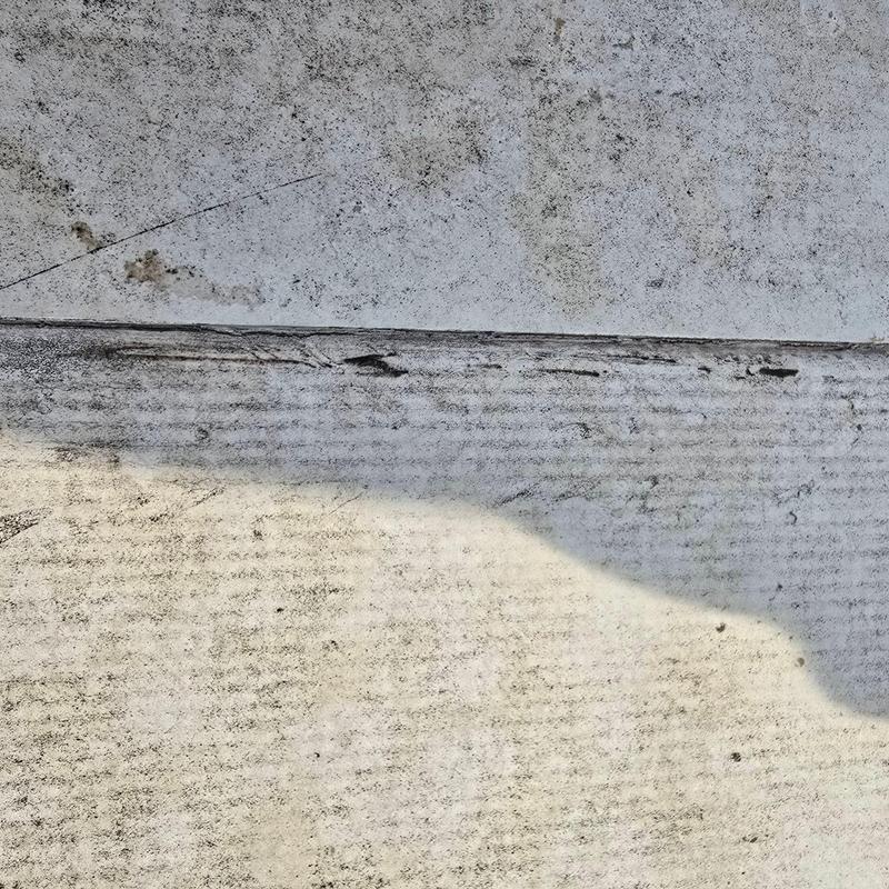 TPO flat roof seam damage and cracking close-up TPO flat roof seam damage and cracking close-up