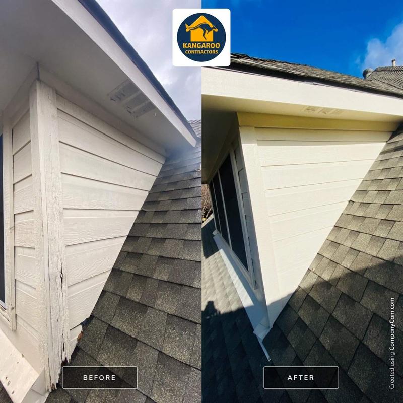 LP SmartSide siding and trim on dormer roof