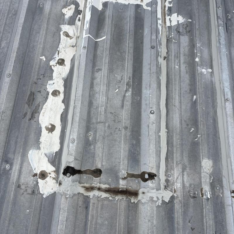 Metal commercial roof weld and sealant inspection Metal commercial roof weld and sealant inspection