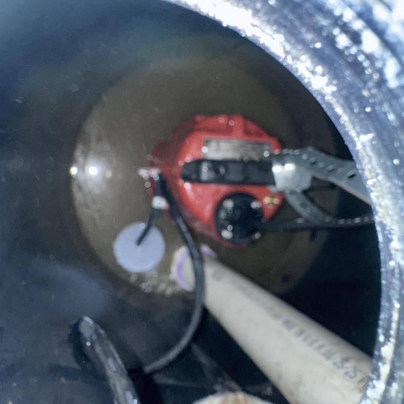 Liberty macerator pump and check valve installation