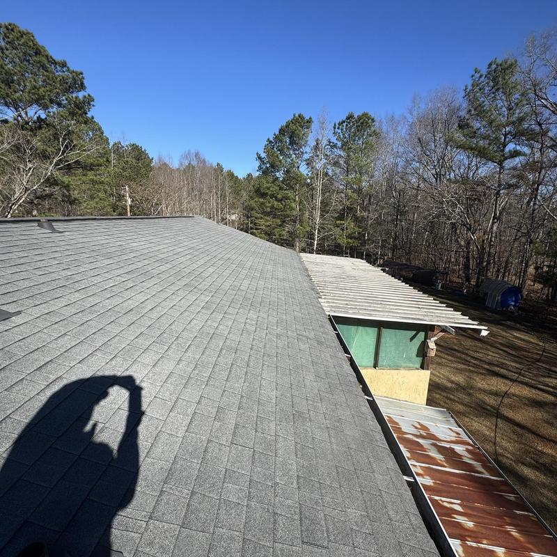 Roof shingles inspection on residential home in Loganville, GA