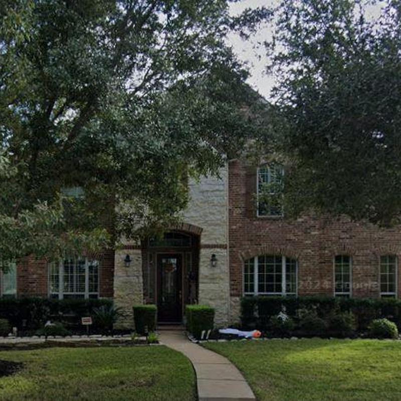 Roof shingles inspection at residential home in Katy, TX