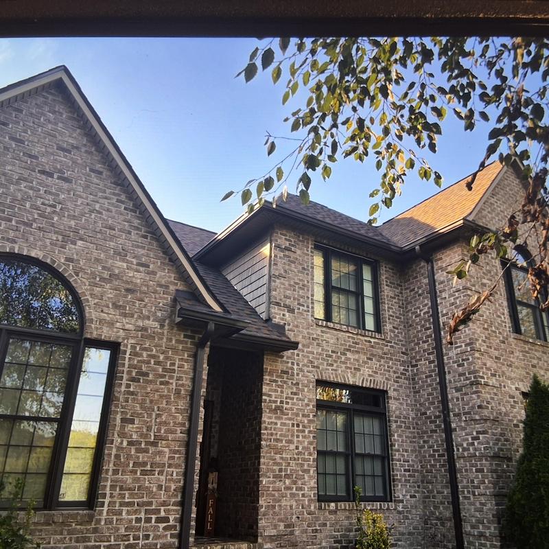 Copper Canyon roof on brick residential home