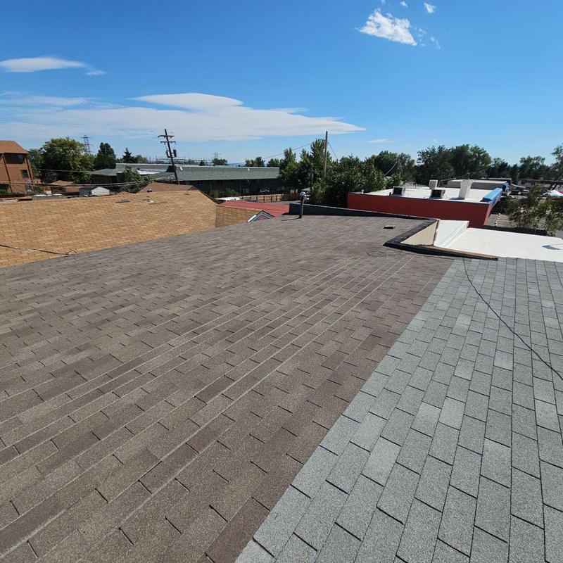 Asphalt shingle roof with multiple layers and cracking Asphalt shingle roof with multiple layers and cracking