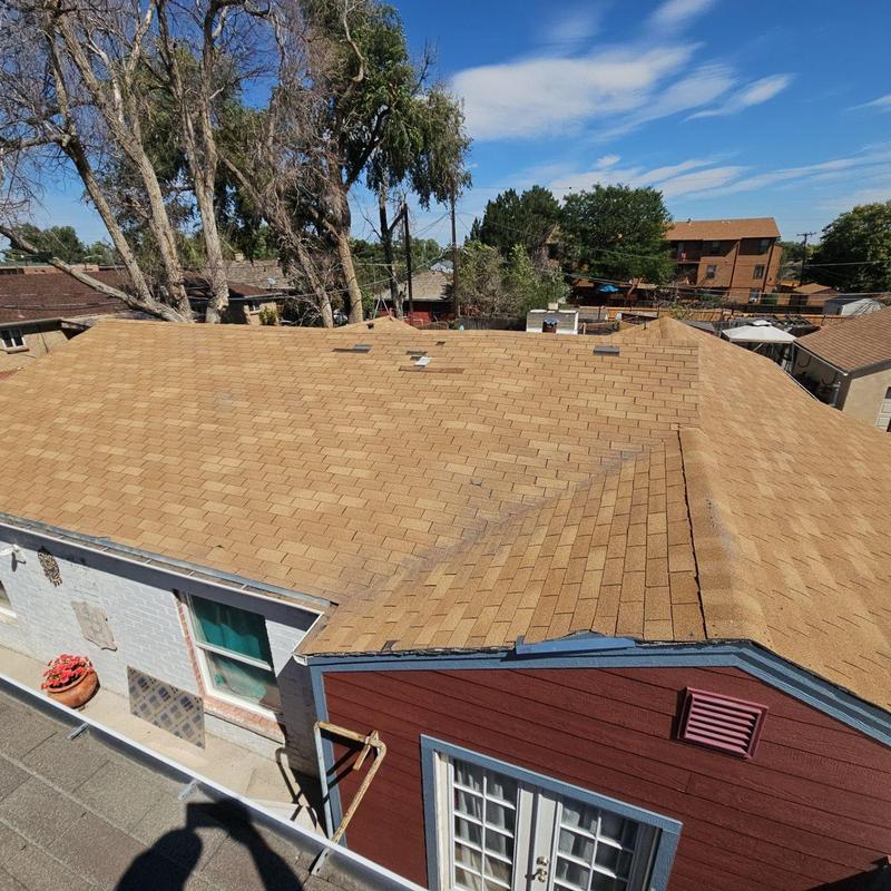 Asphalt shingle roof with multiple layers and cracking Asphalt shingle roof with multiple layers and cracking