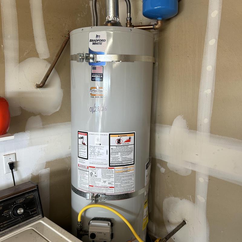 Bradford White 40 Gallon Water Heater Installed