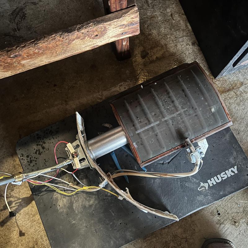 Bradford White water heater burner assembly