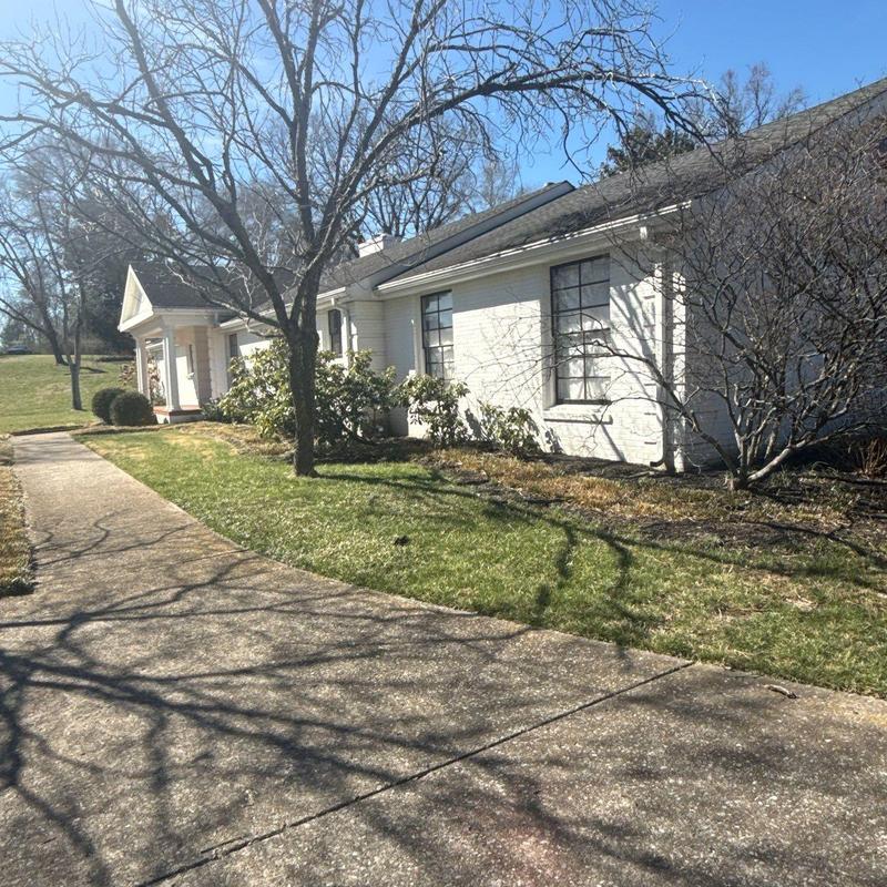 Asphalt shingle roof with hail damage inspection