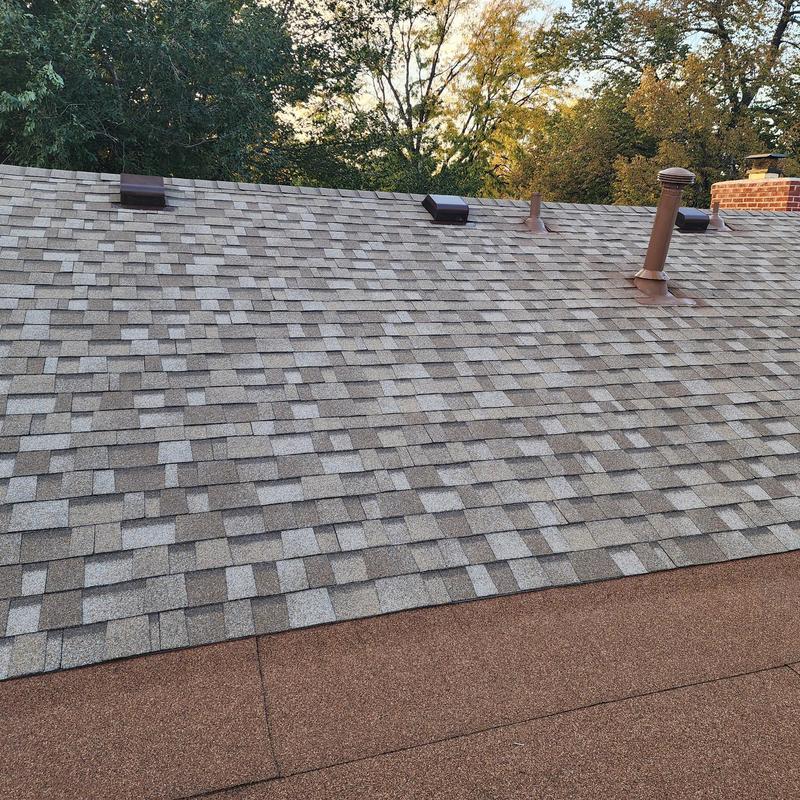 Owens Corning Duration shingle roof with vents and flashing Owens Corning Duration shingle roof with vents and flashing