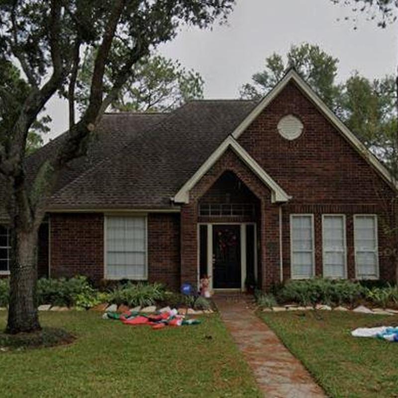 Roof shingles inspection on residential home in Katy, TX
