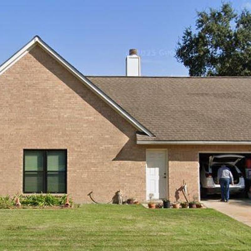 Roof shingles inspection on residential home in Katy, TX