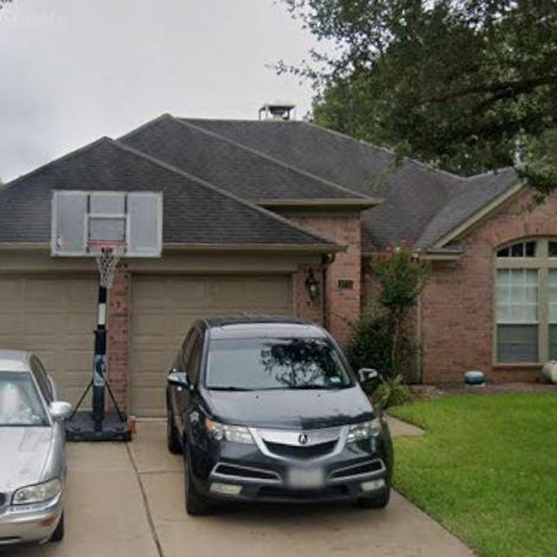 Asphalt shingle roof inspection on residential home