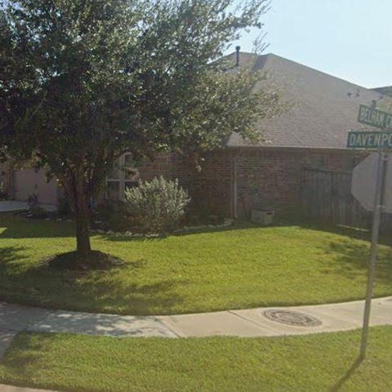 Roof shingles inspection and follow-up in Katy yard