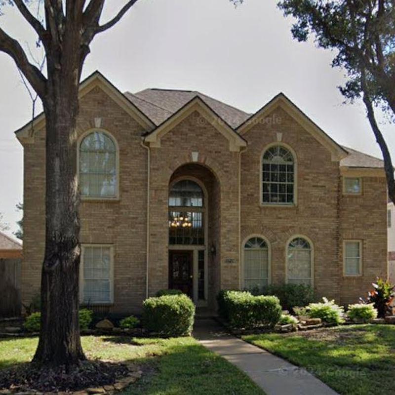 Brick exterior inspection on residential home in Katy, TX